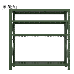 奥优加农具摆放架安保装备器材存放架拆装盾牌货架盾牌架2000*600*2000