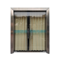 质凡 ZF-DZM002不锈钢玻璃门1441*2293mm