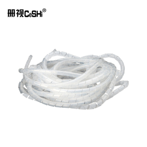 册视PE缠绕管电线结束保护带白色理线器Ф6mm卷