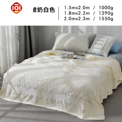 老式毛巾被棉毛毯被子单双人毛巾毯怀旧盖毯线毯床单薄三维工匠