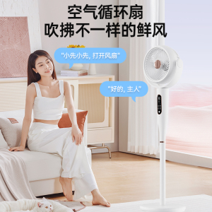 先锋(SINGFUN)空气循环扇电风扇落地家用卧室客厅台立两用语音遥控大风量轻音柔风 语音款-DXH-S22R