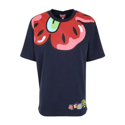 高田贤三(Kenzo)女运动短袖T恤百搭套头徽标印花休闲舒适潮流T恤