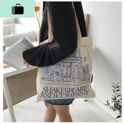 帆布包女单肩韩国简约百搭2018新款chic帆布袋学生韩原宿ulzzangNEWLAKE女手包