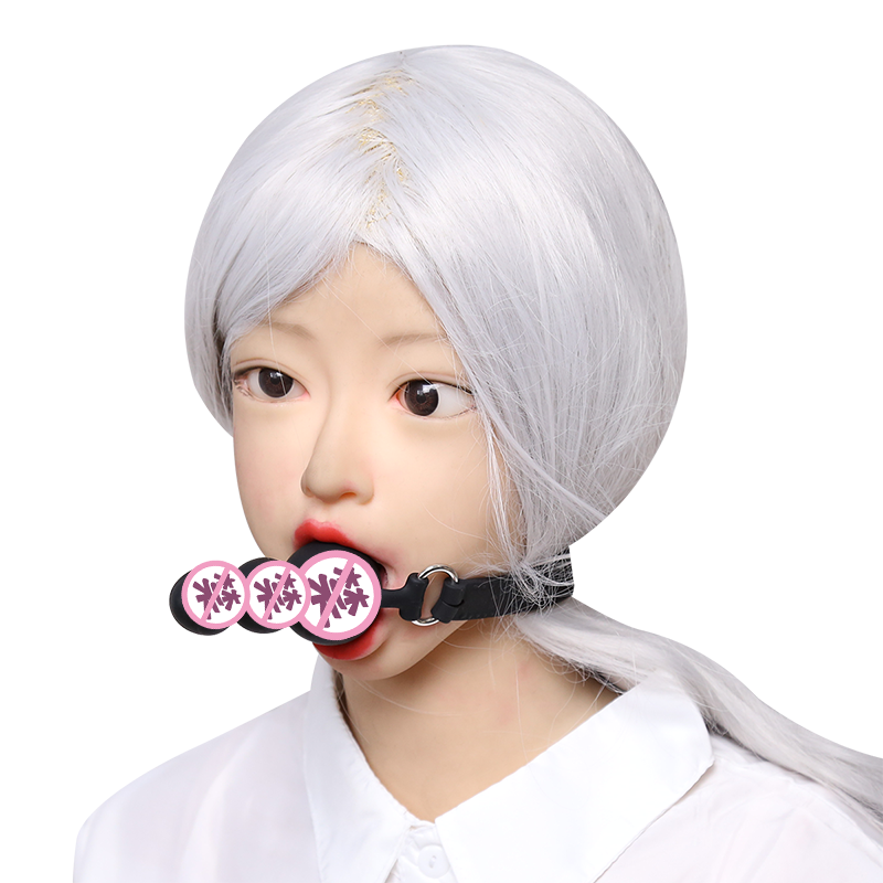 桃色缘 另类玩具惩戒刑罚嘴部口球三球硅胶口塞绑带 sm情趣用品男女用器具夫妻激情私密游戏成人性调教 黑色三球硅胶口塞绑带