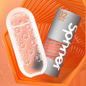 日本进口TENGA手动飞机杯 Spinner旋吸式 男用名器自慰杯器成人情趣用品男性系列 HEXA 非电动飞机杯