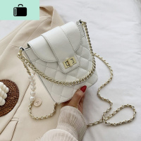 今年流行的小包包女斜挎包2020新款潮网红百搭ins菱格链条水桶包NEW LAKE