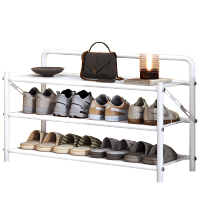 彭梵白色可折叠鞋架