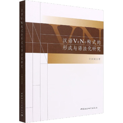 汉语V定N中构式的形成与语法化研究
