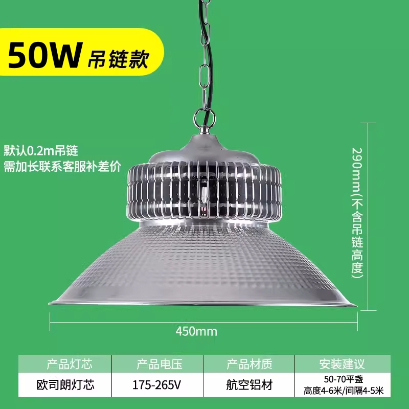 RDZM LED工矿灯50W RDF9008 套