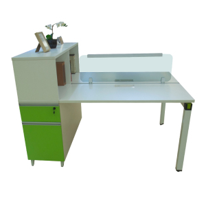 鸿业盛大FSH50-0208办公家具办公桌组合员工桌屏风工作位卡座职员办公桌简约现代1600L*1200W*1150 棕色