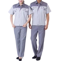 天鸣 TM 夏季透气工作服 劳保服 源头工厂可定制 S-4XL 套