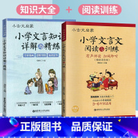[2册]文言文阅读与训练+文言文详解与精练 小学通用 [正版]小古文启蒙 小学文言文阅读与训练 小学生文言文启蒙读本 语