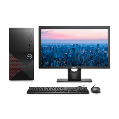 戴尔（DELL）成就3881/3888带21.5英寸高性能商务办公家用娱乐企业采购台式机电脑整机主机（四核十代i3-101008G1T键鼠WIFI蓝牙）定制