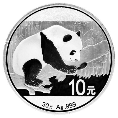 幸福临中国金币2016版熊猫银纪念币2016年熊猫银币30克银币单枚送红盒