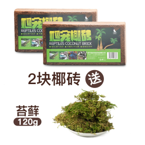 乌龟椰砖爬宠无菌家用营养椰土苔藓乌龟冬眠角蛙蜥蜴守宫爬虫垫材
