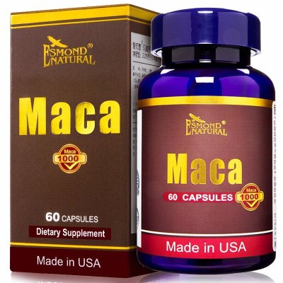 美国进口爱司盟玛咖胶囊成人男性男用口服玛卡MACA60粒/瓶