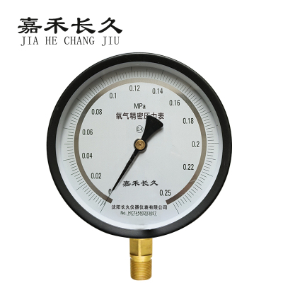 嘉禾长久+氧气精密压力表(带辽宁省级检定证书)款+YB150+台