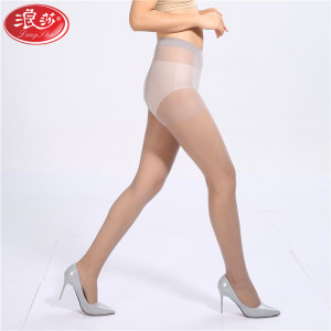 浪莎langsha女式丝袜子女士春夏薄款网红菠萝袜薄款随意剪防脱丝加裆打底连裤袜1双