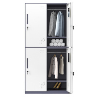 凌迪星灰色4门更衣柜900*500*1850mm台