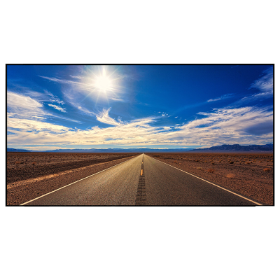 定制经科The One黑栅96寸16:10抗光屏超短焦硬屏投影幕布画框幕