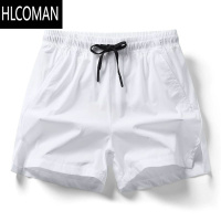 HLCOMAN短裤男2025夏季新款宽松冰丝裤薄款休闲裤速干跑步运动健身四分裤