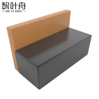 智叶舟沙发双人位120*60*70cm张