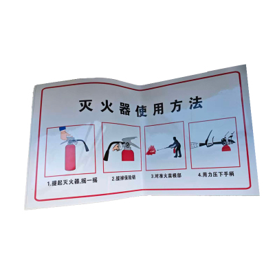 豫众诺 灭火器使用说明 650*550mm 个