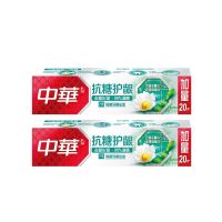 中华 抗糖护龈牙膏 晨露青草味130gX2支