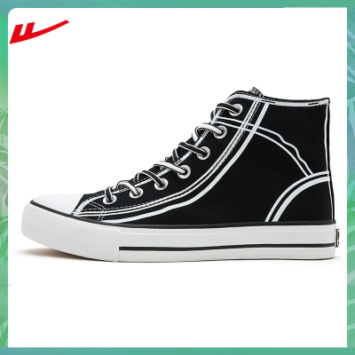 回力新款男鞋女鞋小白鞋帆布鞋高帮休闲鞋棉