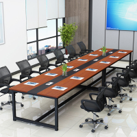 绵冠会议桌简易钢架桌员工桌长条桌 会议桌5500*2000*750mm定制款