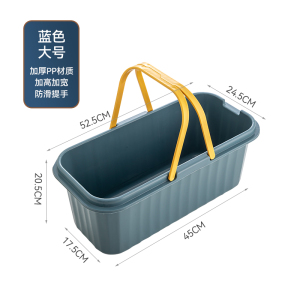 [补贴10%]长方形家用塑料水桶洗涮拖布桶拖地墩布桶可排水海绵拖把桶桶收纳