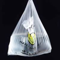 欧思卓黄色笑脸垃圾袋OSZ-X3554 35*54cm 5丝加厚 50个/包 白色