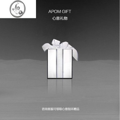 JiMiAPOM原创小众925银银戒指月光石简约冷淡风女开口食指戒显手长