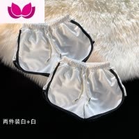 七斓夏季宽松大码短裤男休闲居家睡觉三分裤跑步透气3分裤运动休闲裤