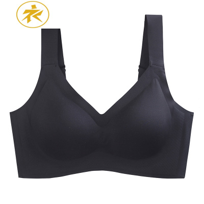 Ideamini无痕内衣女无钢圈小胸聚拢防下垂收副乳上托调整乳胶文胸大码薄款胸罩