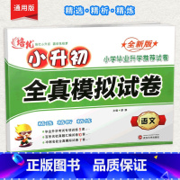 [正版] 培优小升初全真模拟试卷 语文 小学语文专项总复习测试卷6升7毕业升学试卷语文专题训练名校真题汇编全真模拟考试