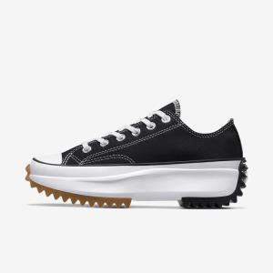 匡威(CONVERSE)匡威厚底帆布板鞋男低帮增高运动休闲鞋潮流复古鞋