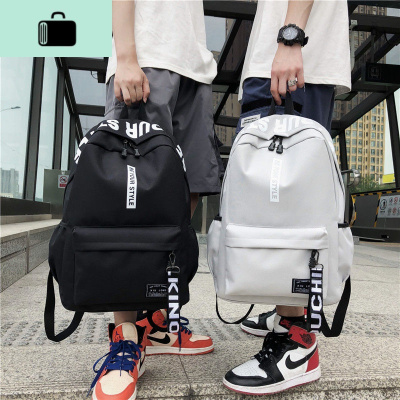 防水大容量学生书包男 ins风双肩包女时尚韩版初中高中大学生背包NEW LAKE