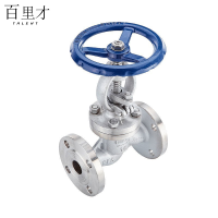 百里才 不锈钢法兰截止阀J41W-16P DN65 个