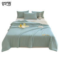 伊伊爱 针织华夫格玉米纤维夏被