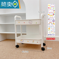 敬平网红零食小推车置物架厨房宿舍落地可移动多层收纳架杂物储物架子