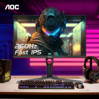 AOC27英寸2K高清IPS屏260Hz电竞电脑显示器Q27G3Z/D台式240高刷32