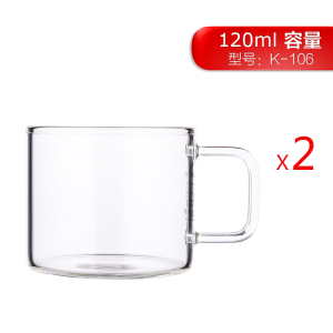 KAMJOVE/金灶 K-106 玻璃杯套装 手工吹制耐热玻璃杯子 水具水杯花草茶杯 茶具小咖啡杯水杯玻璃小茶杯玻璃水杯