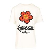 高田贤三(Kenzo)女运动短袖T恤棉质圆领直下摆舒适百搭休闲套头上