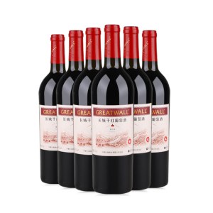长城一星解百纳干红葡萄酒 中粮星级红酒 整箱六瓶 750mL*6