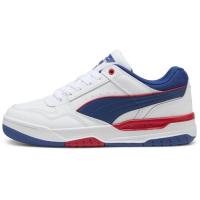 彪马(Puma)复古篮球风PU网布男子休闲运动鞋柔软缓震日常百搭训练