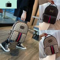 2020新款双肩包女包韩版时尚帆布印花书包百搭休闲大容量旅行背包NEW LAKE