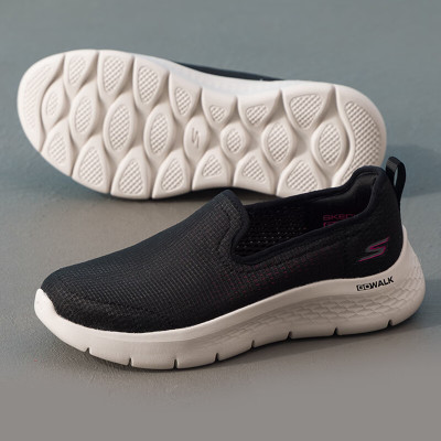 斯凯奇 女健步鞋休闲鞋 124847/BLK-10双