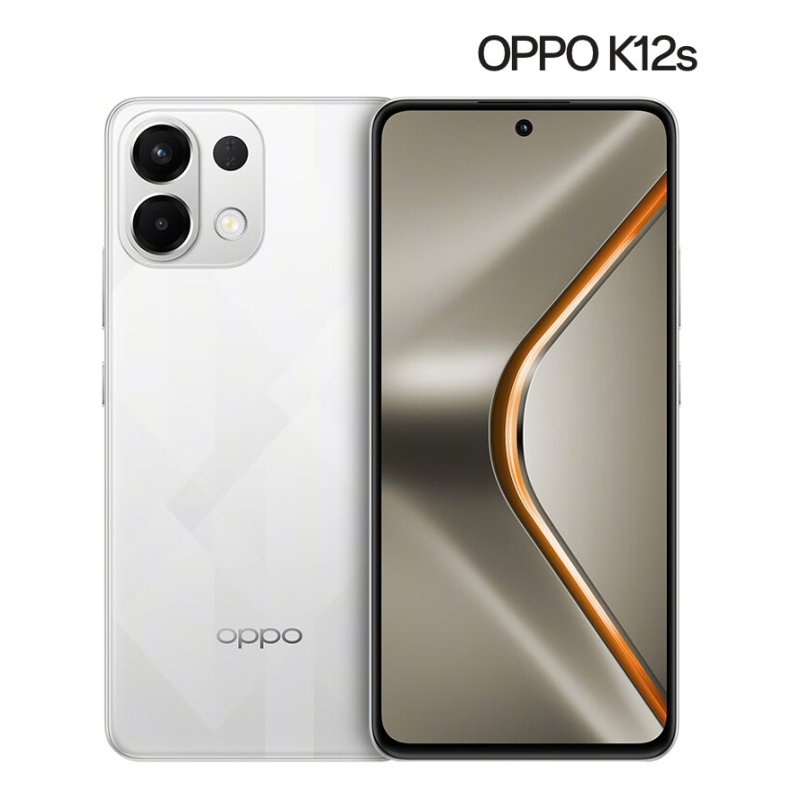 OPPO K12s 8GB+256GB 星芒白 7000mAh长寿大电池 80W超级闪充 120Hz 高亮 OLED直屏 红外遥控 5G手机