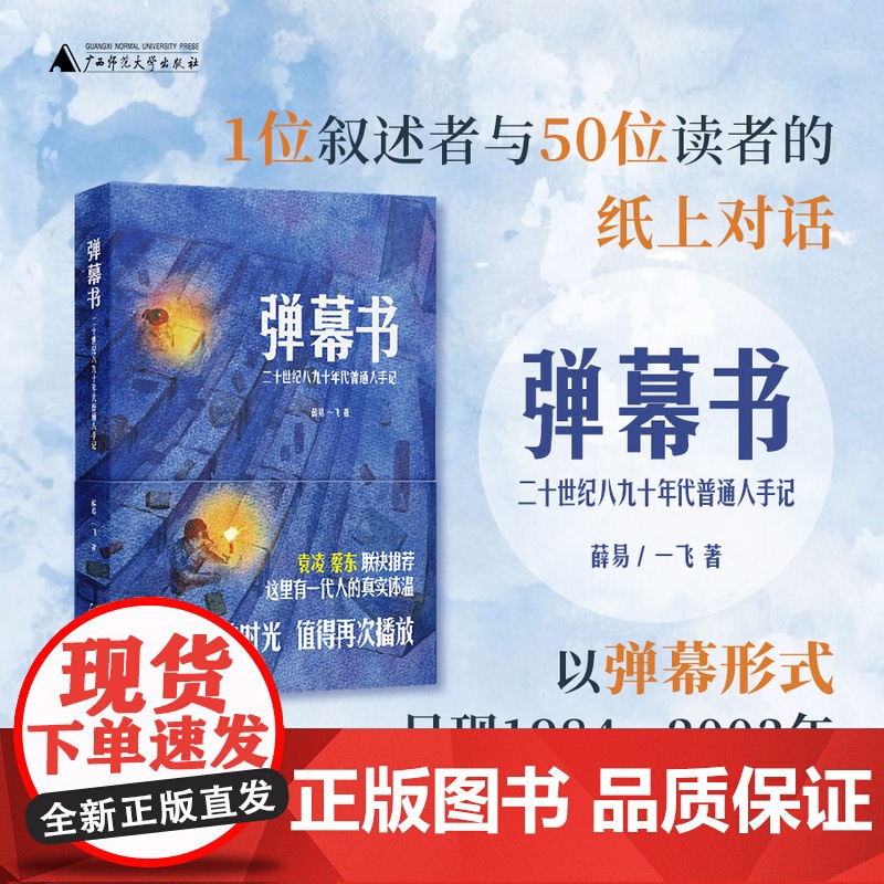 弹幕书:二十世纪八九十年代普通人手记 薛易 一飞 著